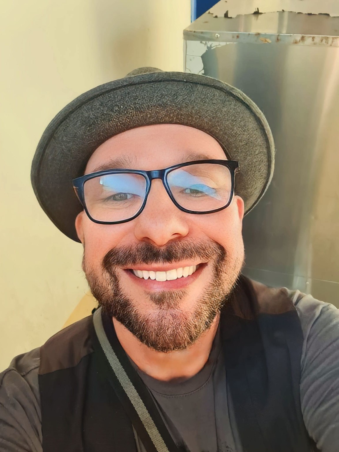 Roberto de Freitas sorrindo
